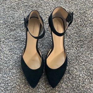 Liz Claiborne Black Suede Heels